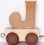 Afbeeldingen van Lettertrein naturel J
