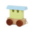 Image de Lettertrein naturel wagon Alfabet pastelkleur