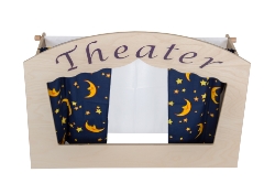 Image de Theater tafelmodel Wit hout Van Dijk Toys