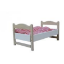 Bild von Poppenledikant-wit poppenbed hout Van Dijk Toys