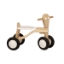 Bild von Loopfiets berken hout wit Van Dijk Toys vierwieler kinderfiets