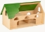 Image de Speelboerderij naturel, groen dak hout 2+ Van Dijk Toys