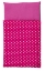 Bild von Dekje, dekbedje roze met witte stippen