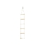 Image de Touwladder met houten sporten