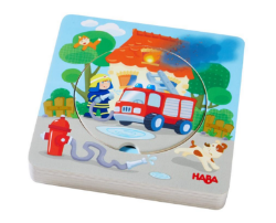 HABA Houten Puzzel "Brandweer Inzet puzzel" (Artikelnummer: 303252)