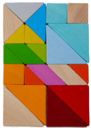 HABA Legspel "Bonte Tangram-Mix" (Artikelnummer: 1305777001