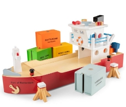 new-classic-toys-10900-havenlijn-containerboot-duurzaam-houten-speelgoed