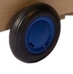 Picture of Blauwe Houten Kinderbakfiets Vierwieler – Kinderloopfiets Van Dijk Toys 201