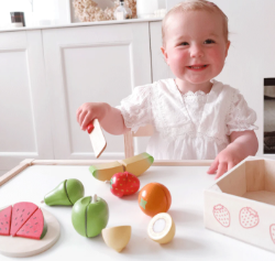 Bigjigs kratje met houten snij-fruit fruit BJ-BJ472 5