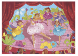 Ballerina met de Bloem Puzzel DJ07227