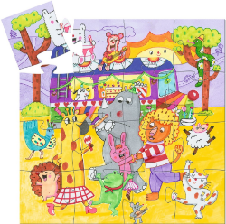 Puzzel Regenboogbus DJ07272