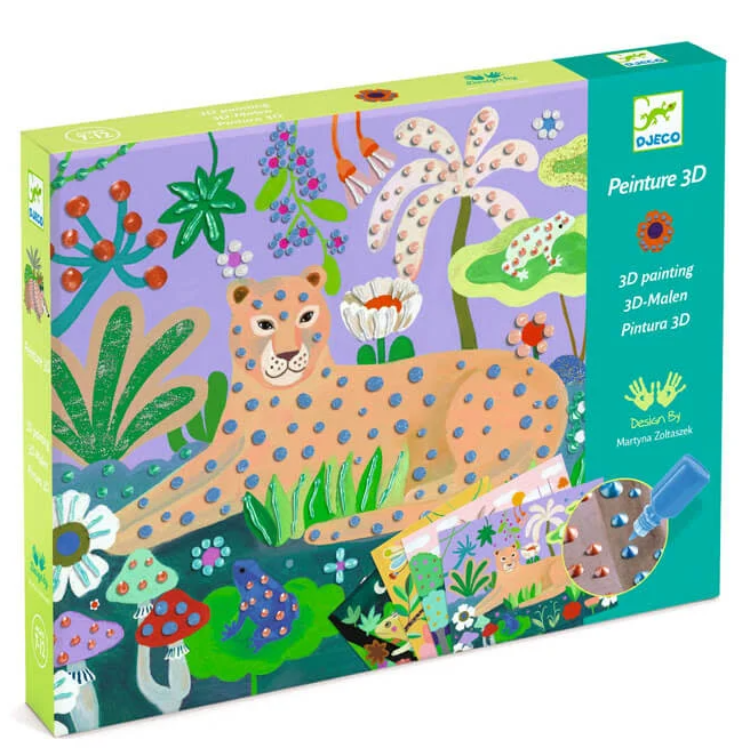 djeco 3d schilderen tropisch woud DJ08968