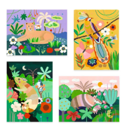 djeco 3d schilderen tropisch woud DJ08968