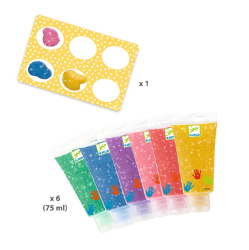 Djeco Glitter Vingerverf DJ09017 18m+