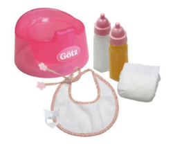 Picture of SALE!!!  Pop Götz Basis verzorgingset voor pop - 7 delig 