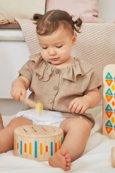 Picture of Muziek Plan Toys Houten trommel Solid Drum 