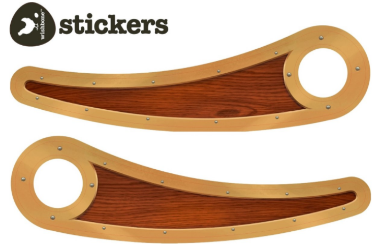 Picture of SALE!!!  Wishbonebike sticker Woodie