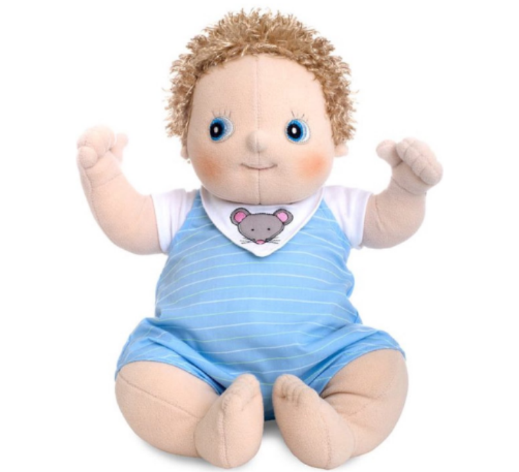 Bild von SALE!!!  Pop Rubensbarn Baby Erik gekleed 45 cm vanaf 0 jaar