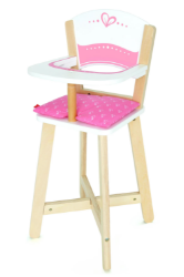 houten poppenstoel wit roze edugro hape e3600 berkenmultiplex duurzaam speelgoed