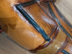 Picture of Antiek Houten Hobbelpaard met Gietijzeren Wielen – 83 cm hoog – Ca. 1910