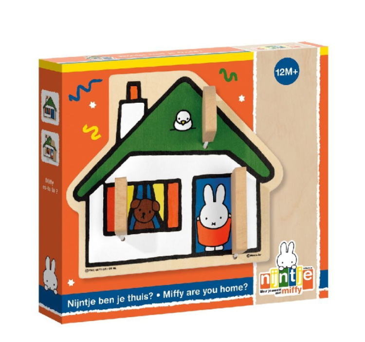 Image de Nijntje ben je thuis? Houten Speelhuisje  1+ Bambolino Toys