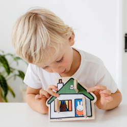 Image de Nijntje ben je thuis? Houten Speelhuisje  1+ Bambolino Toys