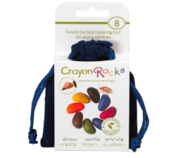 Bild von Crayon Rocks Blue Velvet 8 kleuren - Ergonomische Wasco Krijtjes  - 3+