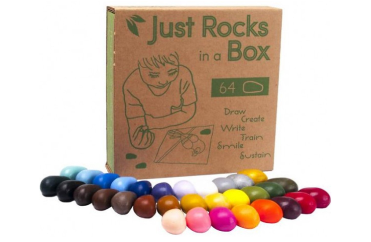 Bild von Crayon Rocks Crayonbox 4x16 kleuren - Ergonomische Wasco Krijtjes - 3jr+