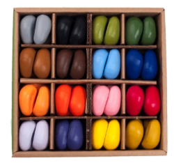 Bild von Crayon Rocks Crayonbox 4x16 kleuren - Ergonomische Wasco Krijtjes - 3+