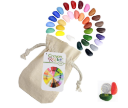 Bild von Crayon Rocks Cotton Muslin 32 kleuren - Ergonomische Wasco Krijtjes - 3+