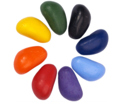 Bild von Crayon Rocks Cotton Muslin 8 kleuren - Ergonomische Wasco Krijtjes - 3+