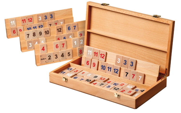 Bild von Rummy spel in beukenhouten kist, vanaf 6 jaar - Philos