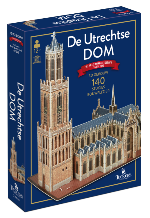 Afbeeldingen van Utrechtse Domtoren 3D Bouwpakket - Houten Modelbouw - 12jr+