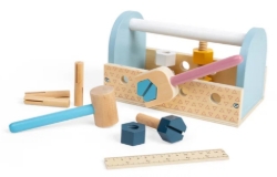 Image de Eerste Peuter Gereedschapskist  - 100% FSC hout - BigJigs - 18 mnd+