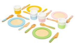 Bild von Dinner Servies Set-voor-4 hout FSC 100% - Bigjigs - 18mnd+