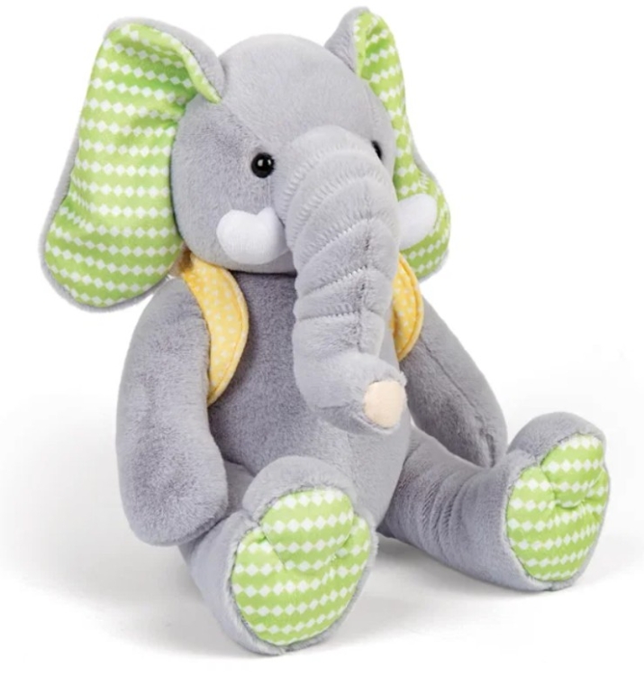 Image de Bigjigs Grote Pluche Knuffel Olifant - Zacht Speelgoed - 0m+