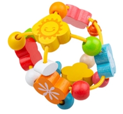Afbeeldingen van Bigjigs Baby Activitybal - Grijpspeelgoed - 3m+