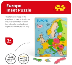 Picture of Houten Puzzel Europa - Bigjigs - vanaf 3 jaar
