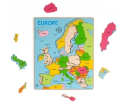 Picture of Houten Puzzel Europa - Bigjigs - vanaf 3 jaar