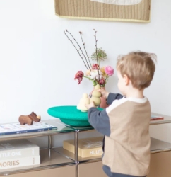 Afbeeldingen van Stapelstein Balance Board Groen Classic - Creatief Spel & Beweging - 1jr+