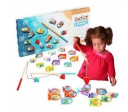 Bild von Cubika Houten Visspel – Magnetisch Educatief Speelgoed 2+ jaar