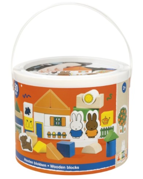 Image de Bambolino Toys Nijntje Blokkenton 50 blokken – vanaf 2 jaar