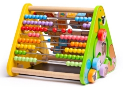 Afbeeldingen van Bigjigs Activity Centre – Houten Triangel Speelcentrum FSC 12m+