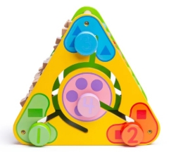 Afbeeldingen van Bigjigs Activity Centre – Houten Triangel Speelcentrum FSC 12m+