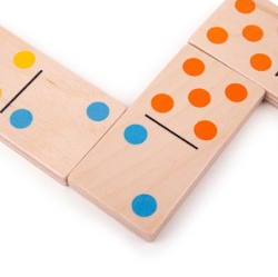Picture of Bigjigs Jumbo Domino Spel - Duurzaam houten Spel - 3jr+