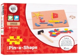 Bild von Bigjigs Hamertje tik Boot – Houten Creatief Spel – 3+ jaar