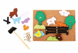 Picture of Bigjigs Hamertje tik Boerderij – Creatief Houten Spel – 3+ jaar
