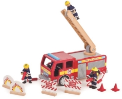 Image de Tidlo Houten Brandweerauto – Speelset - 3jr+