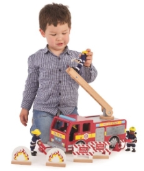 Image de Tidlo Houten Brandweerauto – Speelset - 3jr+