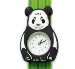 Image de Mava Slap-on Horloge Panda – Slap-on Kids Watch – vanaf 6 jaar